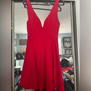 Red dress
